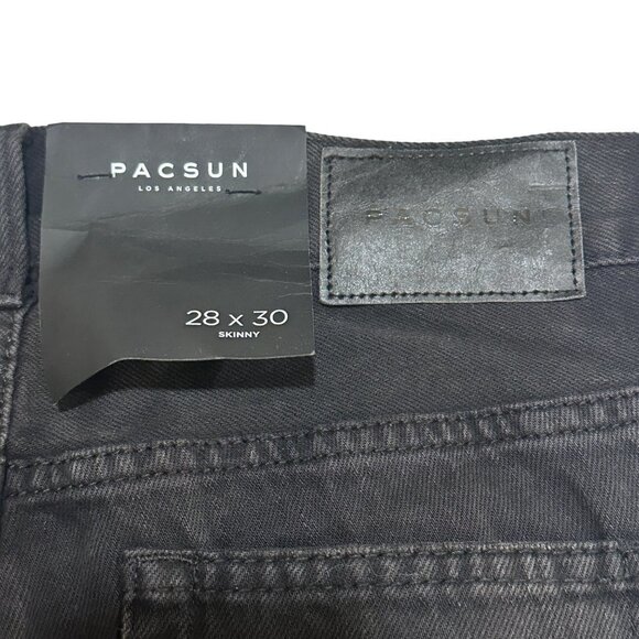 PacSun Embroidered Black Jeans - Size 28x30 - NWT‎ - Picture 4 of 14